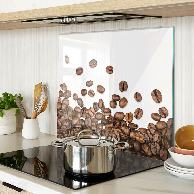 Glass chopping board Coffee beans
