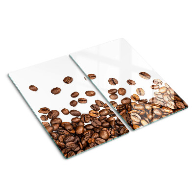 Glass chopping board Coffee beans