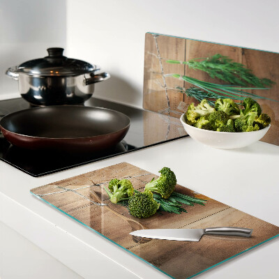Glass kitchen board Herbs in the kitchen