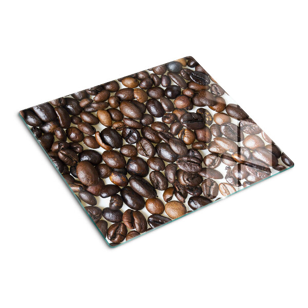 Glass kitchen board Coffee beans