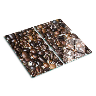 Glass kitchen board Coffee beans