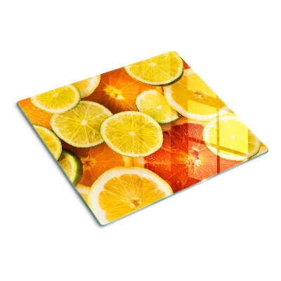 Glass kitchen board Citrus and citrus fruits