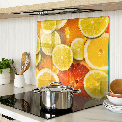 Glass kitchen board Citrus and citrus fruits