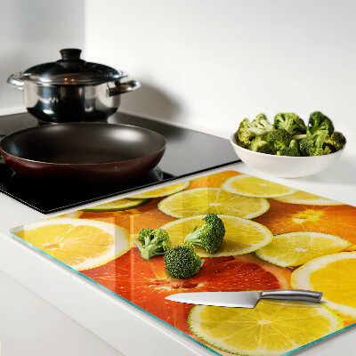Glass kitchen board Citrus and citrus fruits