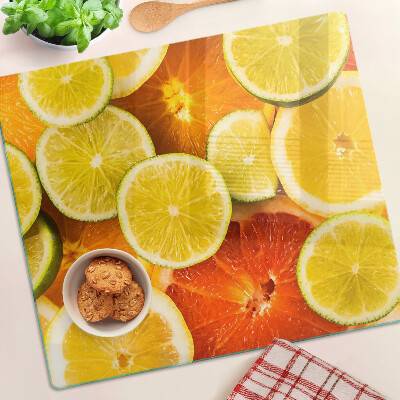 Glass kitchen board Citrus and citrus fruits