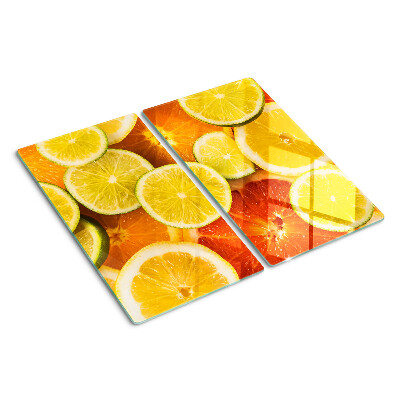 Glass kitchen board Citrus and citrus fruits