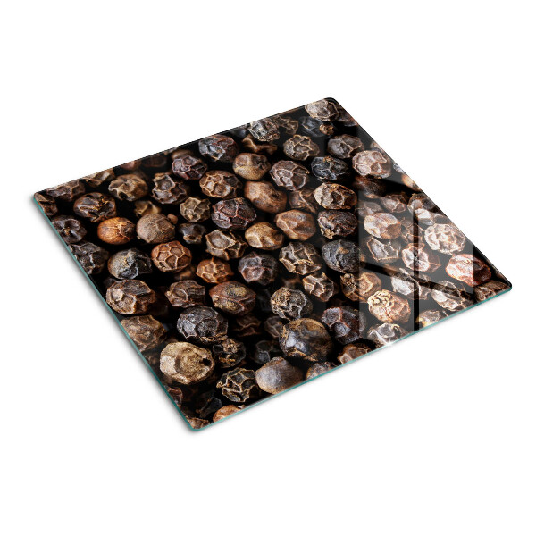 Glass kitchen board Peppercorns