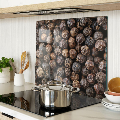 Glass kitchen board Peppercorns