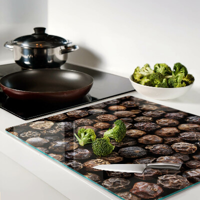 Glass kitchen board Peppercorns