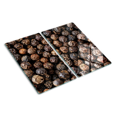 Glass kitchen board Peppercorns