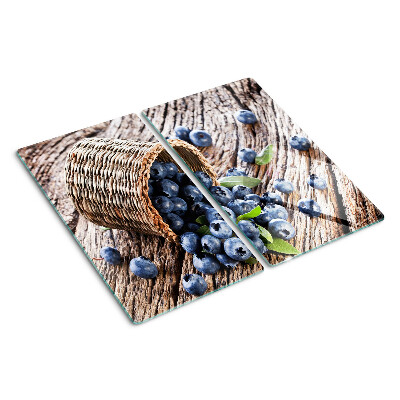 Glass kitchen board Berries in a basket
