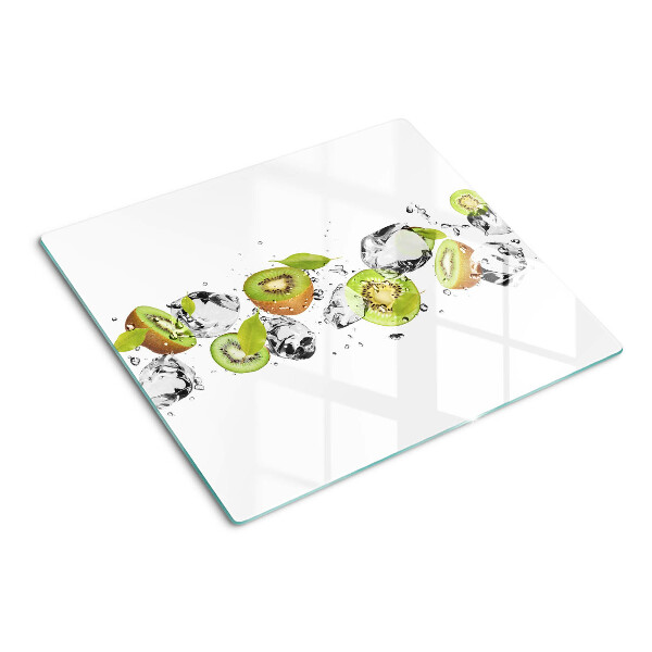 Glass kitchen board Fruit in ice