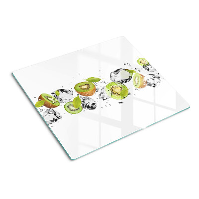 Glass kitchen board Fruit in ice