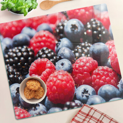 Glass chopping board Forest fruits