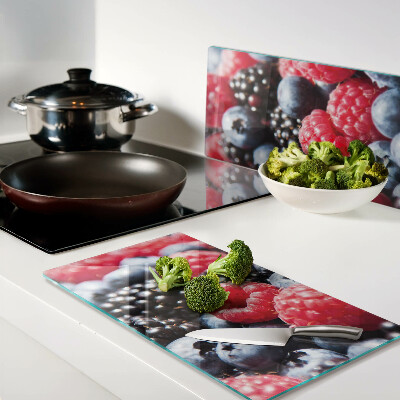 Glass chopping board Forest fruits