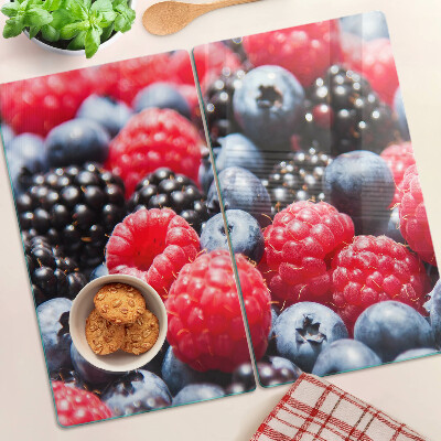 Glass chopping board Forest fruits
