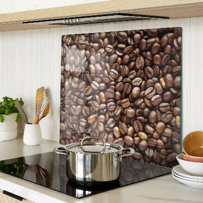 Glass kitchen board Coffee beans