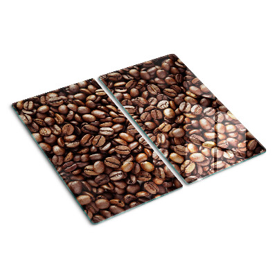 Glass kitchen board Coffee beans