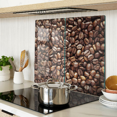 Glass kitchen board Coffee beans