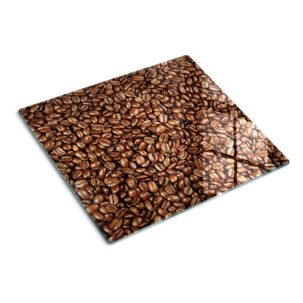 Glass kitchen board Coffee beans