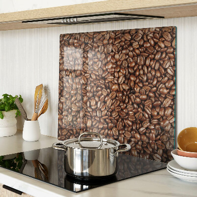 Glass kitchen board Coffee beans