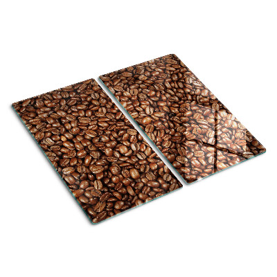 Glass kitchen board Coffee beans