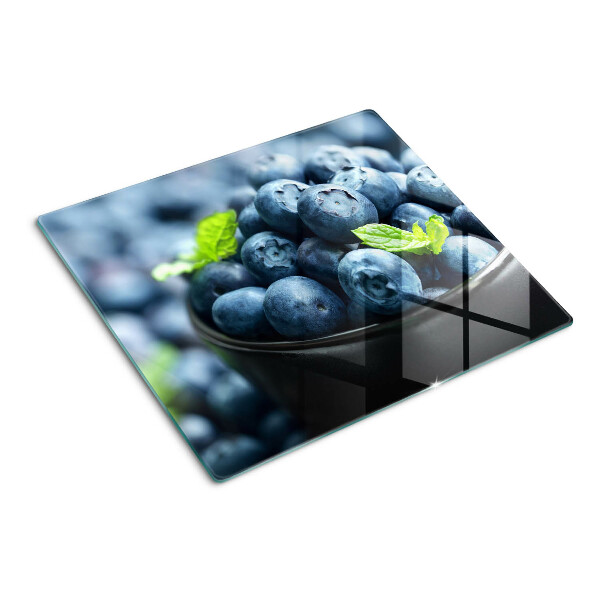 Glass kitchen board Berries in a bowl
