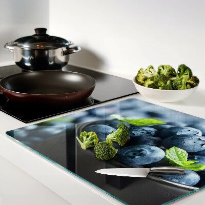 Glass kitchen board Berries in a bowl