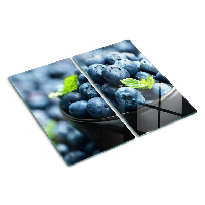 Glass kitchen board Berries in a bowl