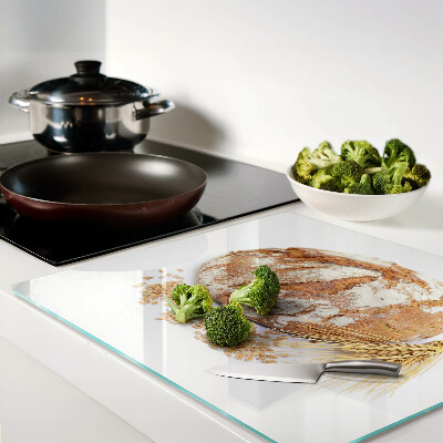 Glass kitchen board Bread and cereals