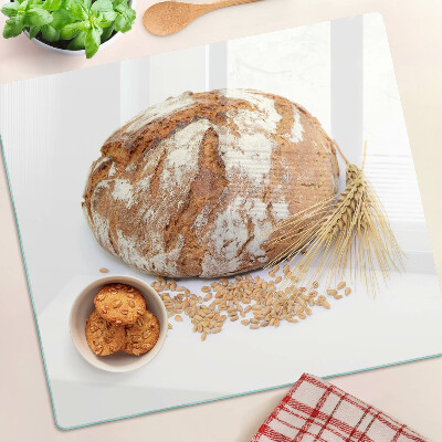 Glass kitchen board Bread and cereals