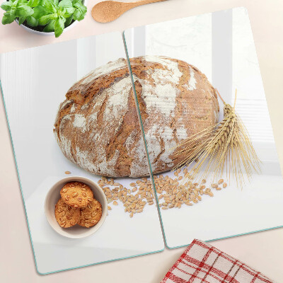 Glass kitchen board Bread and cereals