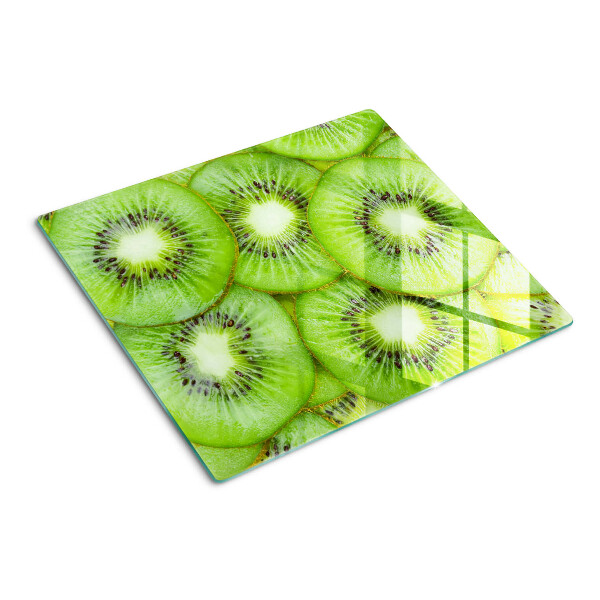 Glass chopping board Kiwi slices