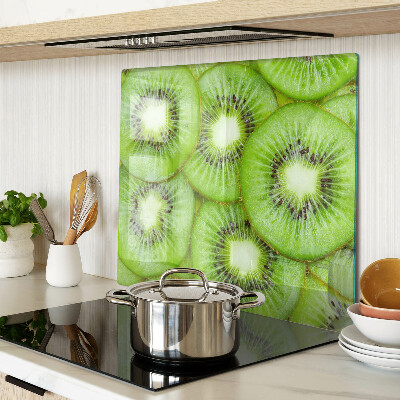 Glass chopping board Kiwi slices