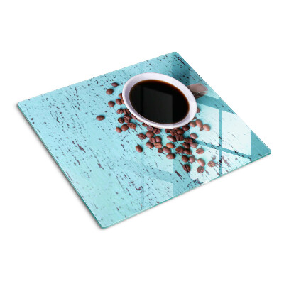 Glass kitchen board Coffee and coffee beans