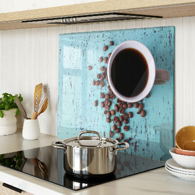 Glass kitchen board Coffee and coffee beans