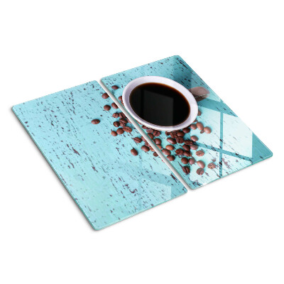 Glass kitchen board Coffee and coffee beans