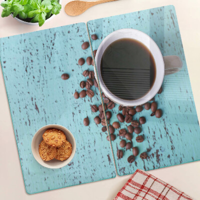 Glass kitchen board Coffee and coffee beans