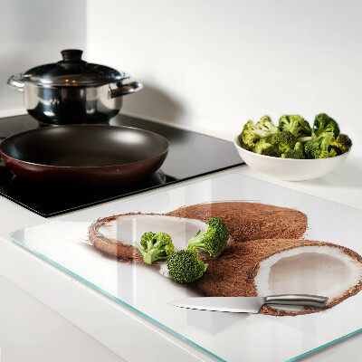 Glass chopping board Coconut flies