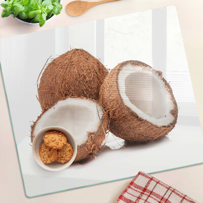 Glass chopping board Coconut flies