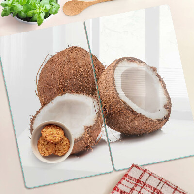 Glass chopping board Coconut flies