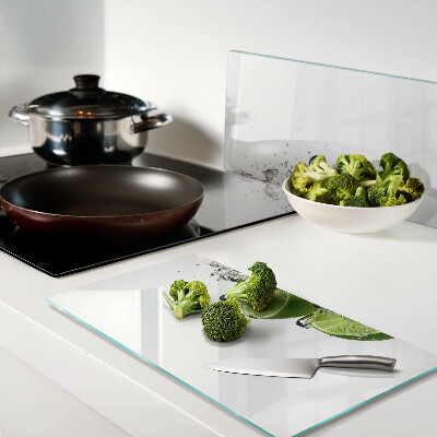 Glass kitchen board Lemons in Bubble Water