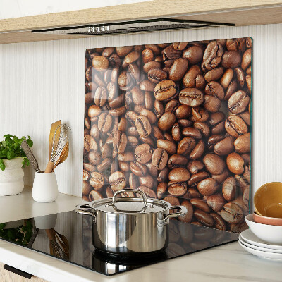 Glass kitchen board Coffee beans
