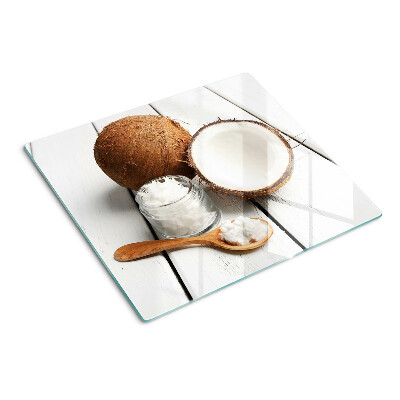 Glass kitchen board Coconut and its products
