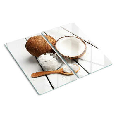 Glass kitchen board Coconut and its products