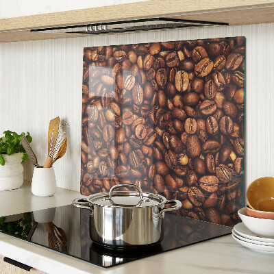 Glass kitchen board Coffee beans