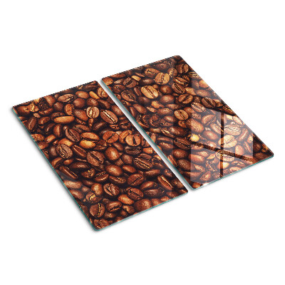 Glass kitchen board Coffee beans