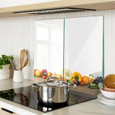 Glass chopping board Fruit on a board