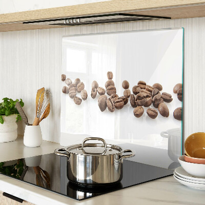 Glass kitchen board Coffee beans