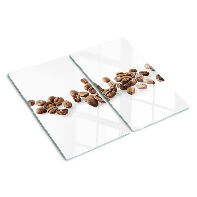 Glass kitchen board Coffee beans